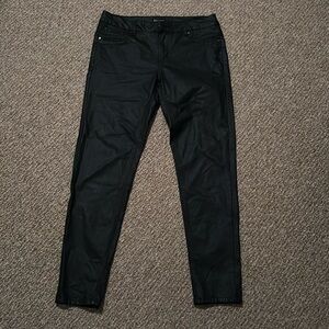 Suko Jeans Black Pleather Size 0